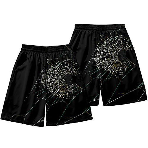 Casual / Sporty Athleisure Men's Jogger Shorts Daily Holiday Pants Short Spider web Elastic Waist 3D Print Black
Casual / Sporty Athleisure Men's Jogger Shorts Daily Holiday Pants Short Spider web Elastic Waist 3D Print Black