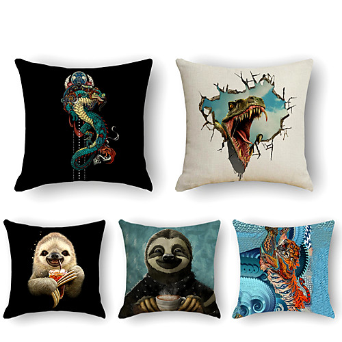 Cushion Cover 5PCS Linen Soft Print Square Throw Pillow Cover Cushion Case Pillowcase for Sofa Bedroom 45 x 45 cm (18 x 18 Inch) Superior Quality Mashine Washable
Cushion Cover 5PCS Linen Soft Print Square Throw Pillow Cover Cushion Case Pillowcase for Sofa Bedroom 45 x 45 cm (18 x 18 Inch) Superior Quality Mashine Washable