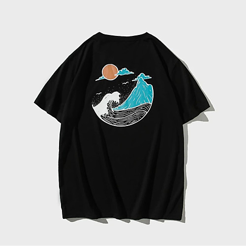 Men's Unisex T shirt Hot Stamping Spray Plus Size Print Short Sleeve Casual Tops 100% Cotton Basic Casual Fashion Black
Men's Unisex T shirt Hot Stamping Spray Plus Size Print Short Sleeve Casual Tops 100% Cotton Basic Casual Fashion Black