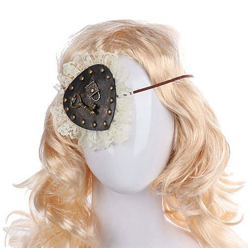 Pirate Masquerade Adults' Women's Cosplay Party Masquerade Halloween Carnival Easter Festival / Holiday PU Leather Lace Black Women's Men's Easy Carnival Costumes Rivet Lace / Eye Mask
Pirate Masquerade Adults' Women's Cosplay Party Masquerade Halloween Carnival Easter Festival / Holiday PU Leather Lace Black Women's Men's Easy Carnival Costumes Rivet Lace / Eye Mask