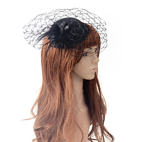 Elegant Retro Tulle Fascinators with Hollow-out / Trim 1 Piece Special Occasion / Party / Evening Headpiece
Elegant Retro Tulle Fascinators with Hollow-out / Trim 1 Piece Special Occasion / Party / Evening Headpiece