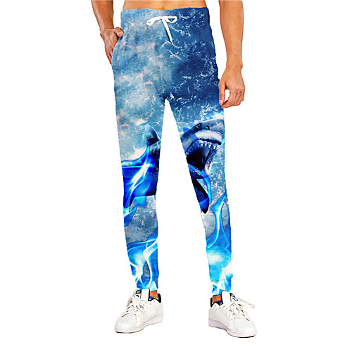 Men's Casual Athleisure Outdoor Sports Daily Sports Pants Sweatpants Trousers Pants Graphic Prints Shark Animal Full Length Print Blue
Men's Casual Athleisure Outdoor Sports Daily Sports Pants Sweatpants Trousers Pants Graphic Prints Shark Animal Full Length Print Blue