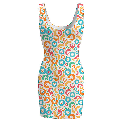 Women's Sports Dress Short Mini Dress Rainbow Sleeveless Geometric Print Spring Summer Round Neck Casual Holiday 2021 S M L XL XXL 3XL
Women's Sports Dress Short Mini Dress Rainbow Sleeveless Geometric Print Spring Summer Round Neck Casual Holiday 2021 S M L XL XXL 3XL