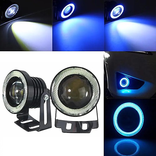 OTOLAMPARA 2pcs 30W LED Car Fog Lights White with 2.5 Inches COB Angle Eyes Halo Ring Bulb Ice Blue Universal Usage
OTOLAMPARA 2pcs 30W LED Car Fog Lights White with 2.5 Inches COB Angle Eyes Halo Ring Bulb Ice Blue Universal Usage