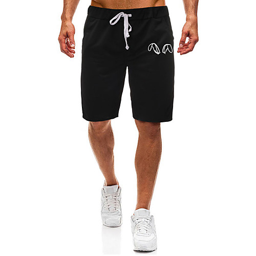 Men's Shorts Casual / Sporty Daily Sports Easter Sweatpants Shorts Pants Rabbit / Bunny Short Zipper Pocket Print Black Light Grey
Men's Shorts Casual / Sporty Daily Sports Easter Sweatpants Shorts Pants Rabbit / Bunny Short Zipper Pocket Print Black Light Grey