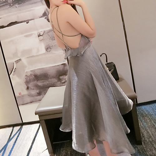 A-Line Beautiful Back Sexy Party Wear Prom Dress Spaghetti Strap Sleeveless Tea Length Chiffon with Criss Cross Draping 2021
A-Line Beautiful Back Sexy Party Wear Prom Dress Spaghetti Strap Sleeveless Tea Length Chiffon with Criss Cross Draping 2021