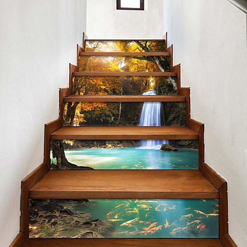 3D Staircase Stickers Diy Waterfall Pattern Decoration Home Stickers Waterproof 3d Stereo Wall Stickers 18x100cmx6pcs
3D Staircase Stickers Diy Waterfall Pattern Decoration Home Stickers Waterproof 3d Stereo Wall Stickers 18x100cmx6pcs