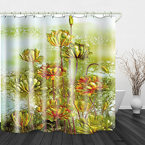 Beautiful Flowers Print Waterproof Fabric Shower Curtain for Bathroom Home Decor Covered Bathtub Curtains Liner Includes with Hooks 72 Inch
Beautiful Flowers Print Waterproof Fabric Shower Curtain for Bathroom Home Decor Covered Bathtub Curtains Liner Includes with Hooks 72 Inch