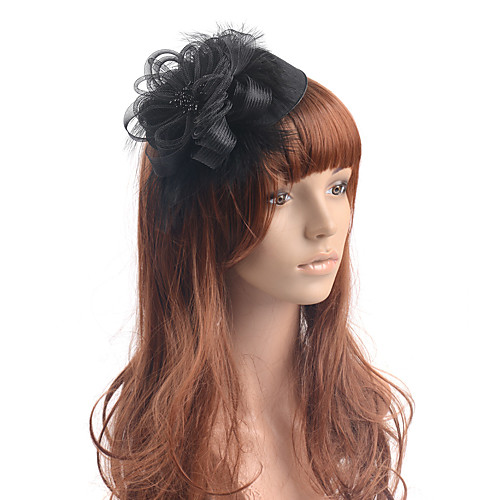 Elegant Retro Tulle Fascinators with Feather / Flower 1 Piece Special Occasion / Party / Evening Headpiece
Elegant Retro Tulle Fascinators with Feather / Flower 1 Piece Special Occasion / Party / Evening Headpiece