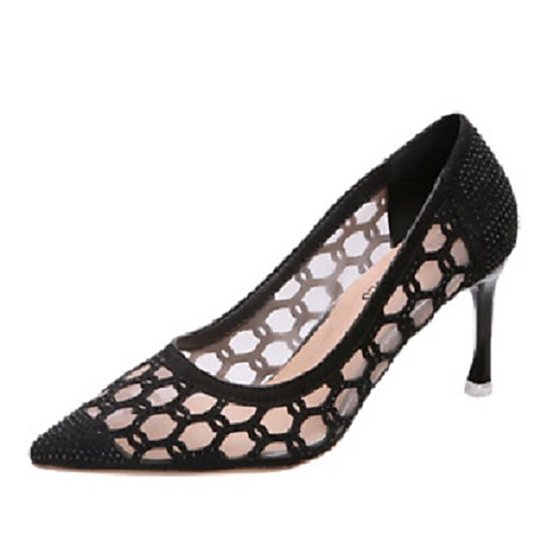 Women's Sandals Pumps Pointed Toe High Heel Sandals Casual Daily Walking Shoes Mesh Solid Colored Black Gold
Women's Sandals Pumps Pointed Toe High Heel Sandals Casual Daily Walking Shoes Mesh Solid Colored Black Gold