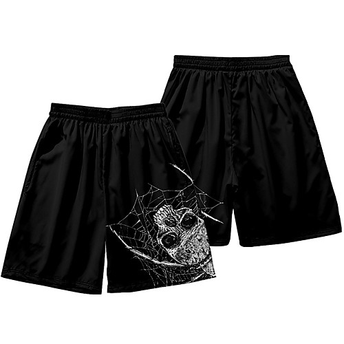 Casual / Sporty Athleisure Men's Jogger Shorts Daily Holiday Pants Short Skull Spider Elastic Waist 3D Print Black
Casual / Sporty Athleisure Men's Jogger Shorts Daily Holiday Pants Short Skull Spider Elastic Waist 3D Print Black