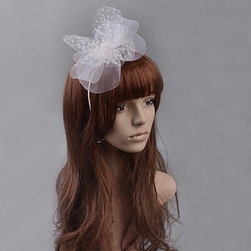 Elegant Retro Tulle Headpiece with Bowknot / Polka Dot 1 Piece Special Occasion / Party / Evening Headpiece
Elegant Retro Tulle Headpiece with Bowknot / Polka Dot 1 Piece Special Occasion / Party / Evening Headpiece