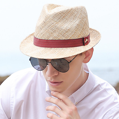 Fashion Pastoral Straw Hats with Solid / Trim 1 Piece Casual / Holiday Headpiece
Fashion Pastoral Straw Hats with Solid / Trim 1 Piece Casual / Holiday Headpiece