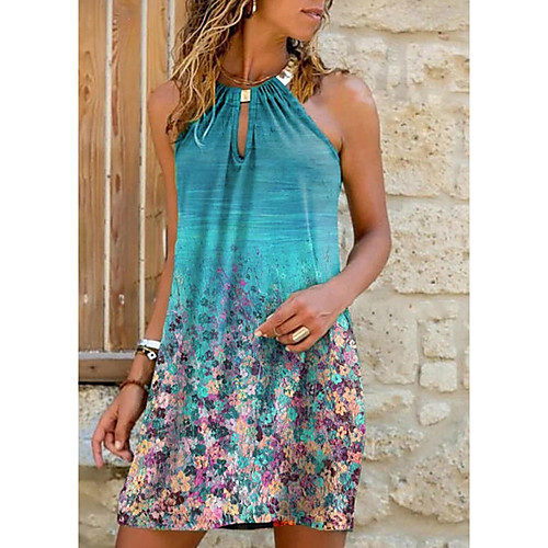 Women's Shift Dress Short Mini Dress Blue Blushing Pink Dusty Rose Khaki Silver Green Black Light Green Navy Blue Sleeveless Print Solid Color Geometic Summer Halter Neck cold shoulder Casual Sexy
Women's Shift Dress Short Mini Dress Blue Blushing Pink Dusty Rose Khaki Silver Green Black Light Green Navy Blue Sleeveless Print Solid Color Geometic Summer Halter Neck cold shoulder Casual Sexy