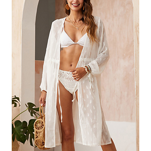 Women's Swimsuit Cover Up Rash Guard Swimsuit Mesh Slim Solid Color 3D White Swimwear Tunic T shirt V Wire Bathing Suits New Sexy / Padless
Women's Swimsuit Cover Up Rash Guard Swimsuit Mesh Slim Solid Color 3D White Swimwear Tunic T shirt V Wire Bathing Suits New Sexy / Padless