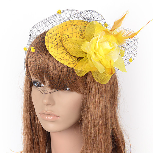 Elegant Retro Tulle / Net Fascinators with Feather / Floral 1 Piece Special Occasion / Party / Evening Headpiece
Elegant Retro Tulle / Net Fascinators with Feather / Floral 1 Piece Special Occasion / Party / Evening Headpiece