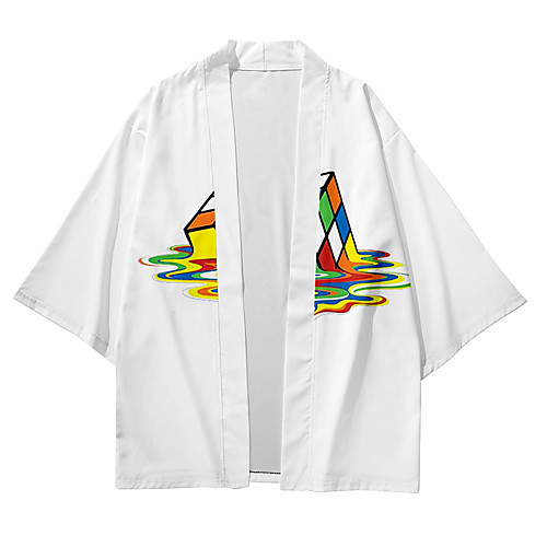 Shirt Men's Rubik's Cube 3D Print 3D Print Casual Short Sleeve Tops Casual Fashion Breathable Comfortable White
Shirt Men's Rubik's Cube 3D Print 3D Print Casual Short Sleeve Tops Casual Fashion Breathable Comfortable White