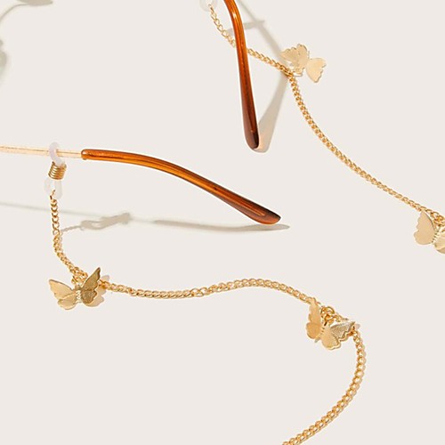 Alloy Eyeglass Chains Lightweight Eyewear Retainer Creative For Street Golden V Shaped
Alloy Eyeglass Chains Lightweight Eyewear Retainer Creative For Street Golden V Shaped