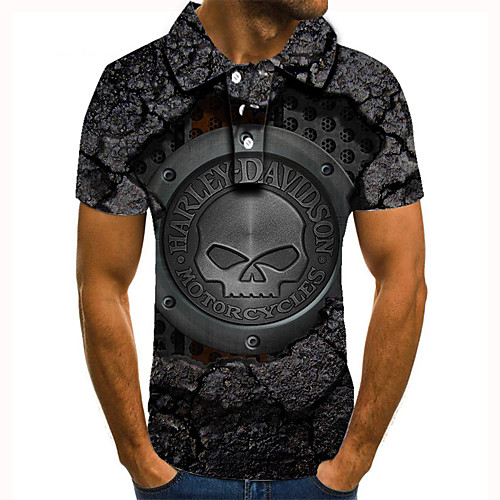 Men's Golf Shirt Tennis Shirt 3D Print Graphic Prints Skull Button-Down Short Sleeve Street Tops Casual Fashion Cool Dark Gray / Sports
Men's Golf Shirt Tennis Shirt 3D Print Graphic Prints Skull Button-Down Short Sleeve Street Tops Casual Fashion Cool Dark Gray / Sports