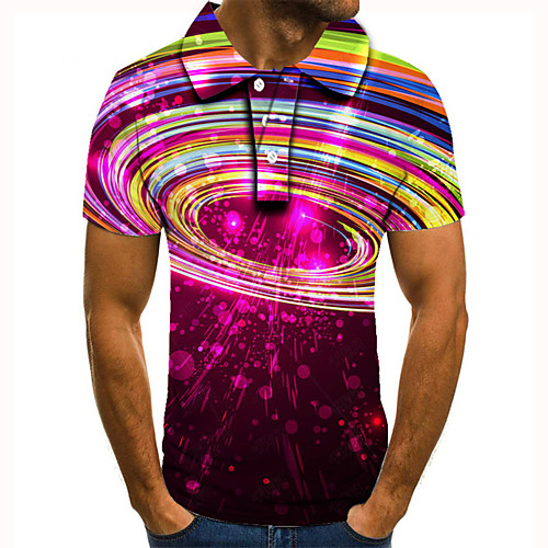 Men's Golf Shirt 3D Print Galaxy Graphic Prints Interstellar Button-Down Short Sleeve Street Tops Casual Fashion Cool Fuchsia / Sports
Men's Golf Shirt 3D Print Galaxy Graphic Prints Interstellar Button-Down Short Sleeve Street Tops Casual Fashion Cool Fuchsia / Sports