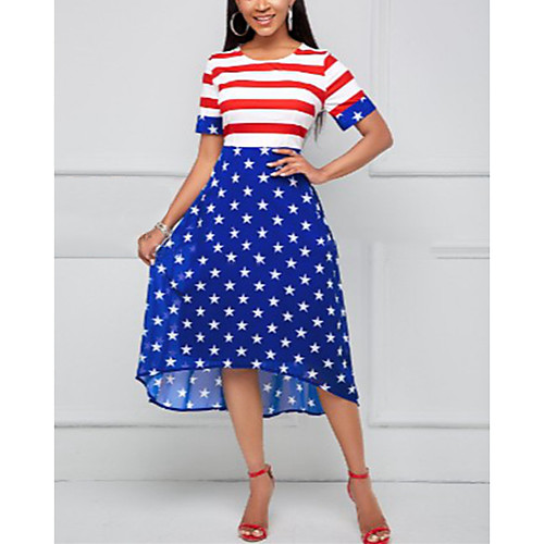Women's A Line Dress Midi Dress Sleeveless Flag Spring Summer Casual / Daily 2021 S M L XL XXL XXXL
Women's A Line Dress Midi Dress Sleeveless Flag Spring Summer Casual / Daily 2021 S M L XL XXL XXXL