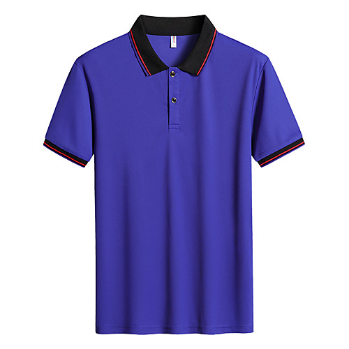 Men's Golf Shirt Tennis Shirt Solid Color Short Sleeve Casual Tops Blue Gray White
Men's Golf Shirt Tennis Shirt Solid Color Short Sleeve Casual Tops Blue Gray White