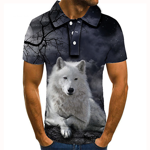 Men's Golf Shirt Tennis Shirt 3D Print Graphic Prints Fox Animal Button-Down Short Sleeve Street Tops Casual Fashion Cool Blue / Sports
Men's Golf Shirt Tennis Shirt 3D Print Graphic Prints Fox Animal Button-Down Short Sleeve Street Tops Casual Fashion Cool Blue / Sports
