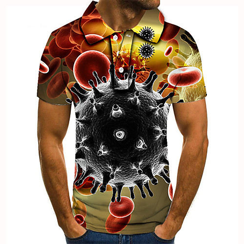 Men's Golf Shirt Tennis Shirt 3D Print Graphic Prints Button-Down Short Sleeve Street Tops Casual Fashion Cool Yellow / Sports
Men's Golf Shirt Tennis Shirt 3D Print Graphic Prints Button-Down Short Sleeve Street Tops Casual Fashion Cool Yellow / Sports