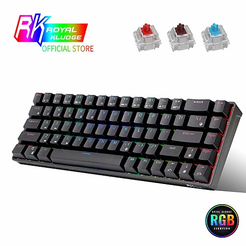 Rk837 Wired Bluetooth 2.4g Mechanical Keyboard Tablet Phone Three-Mode Hot-Swappable 68-Key Green Tea Cherry Axis
Rk837 Wired Bluetooth 2.4g Mechanical Keyboard Tablet Phone Three-Mode Hot-Swappable 68-Key Green Tea Cherry Axis