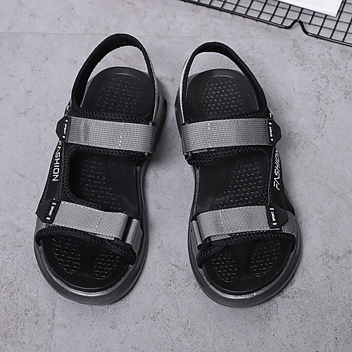 Men's Sandals Beach Daily Elastic Fabric Breathable Non-slipping Wear Proof Black Blue Gray Summer
Men's Sandals Beach Daily Elastic Fabric Breathable Non-slipping Wear Proof Black Blue Gray Summer