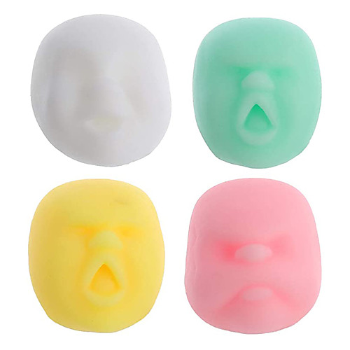 4pcs Vent Human Face Ball Soft Stretchy Face Toy Emotion Vent Doll Emotion Vent Stress Playthings Party Favor for Adult Kid (Random Style)
4pcs Vent Human Face Ball Soft Stretchy Face Toy Emotion Vent Doll Emotion Vent Stress Playthings Party Favor for Adult Kid (Random Style)