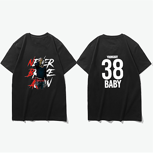Inspired by Never Broke Again Young Boy Cosplay Costume T-shirt Polyester / Cotton Blend Graphic Prints Printing Harajuku Graphic T-shirt For Women's / Men's
Inspired by Never Broke Again Young Boy Cosplay Costume T-shirt Polyester / Cotton Blend Graphic Prints Printing Harajuku Graphic T-shirt For Women's / Men's