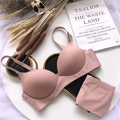 Women's Bra & Panty Set Wireless 3/4 Cup Solid Colored Blue
Women's Bra & Panty Set Wireless 3/4 Cup Solid Colored Blue