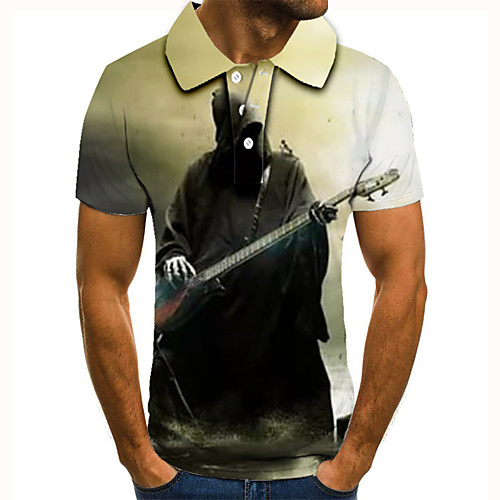 Men's Golf Shirt Tennis Shirt 3D Print Graphic Prints Human Button-Down Short Sleeve Street Tops Casual Fashion Cool Green / Sports
Men's Golf Shirt Tennis Shirt 3D Print Graphic Prints Human Button-Down Short Sleeve Street Tops Casual Fashion Cool Green / Sports