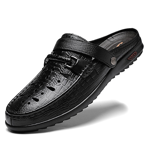 Men's Unisex Sandals Leather Shoes Flat Sandals Casual Vintage Classic Daily Outdoor Nappa Leather Cowhide Breathable Non-slipping Wear Proof Booties / Ankle Boots Black Spring Summer
Men's Unisex Sandals Leather Shoes Flat Sandals Casual Vintage Classic Daily Outdoor Nappa Leather Cowhide Breathable Non-slipping Wear Proof Booties / Ankle Boots Black Spring Summer