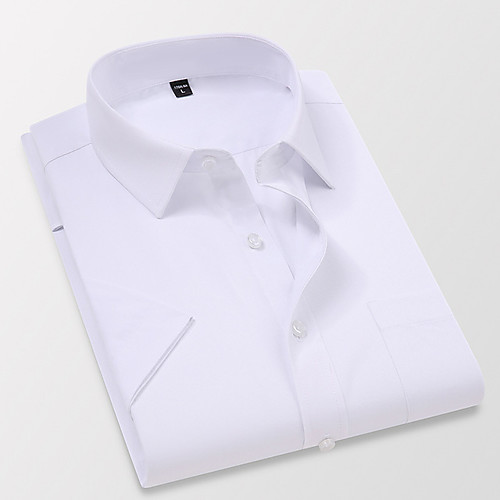 Men's Shirt non-printing Solid Colored Solid Color Short Sleeve Daily Tops Cotton Business Basic White Black Blue
Men's Shirt non-printing Solid Colored Solid Color Short Sleeve Daily Tops Cotton Business Basic White Black Blue