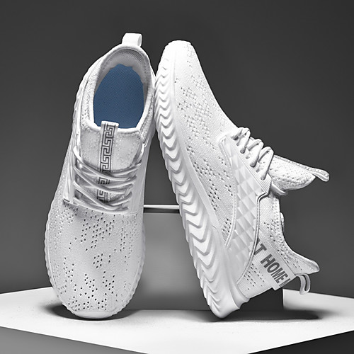Men's Trainers Athletic Shoes Sporty Daily Mesh Breathable Non-slipping Wear Proof Black and White White Black Spring Summer
Men's Trainers Athletic Shoes Sporty Daily Mesh Breathable Non-slipping Wear Proof Black and White White Black Spring Summer