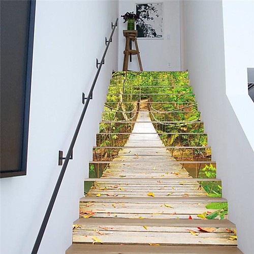 Creative 13 Pieces Of Secrets Canyon Waterfall Scenery Stairs Stickers Ladder Renovation Stickers Decoration Self-adhesive Wall Stickers
Creative 13 Pieces Of Secrets Canyon Waterfall Scenery Stairs Stickers Ladder Renovation Stickers Decoration Self-adhesive Wall Stickers