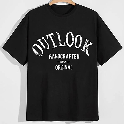 Men's Unisex Tee T shirt Hot Stamping Graphic Prints Letter Plus Size Print Short Sleeve Casual Tops 100% Cotton Basic Designer Big and Tall Black
Men's Unisex Tee T shirt Hot Stamping Graphic Prints Letter Plus Size Print Short Sleeve Casual Tops 100% Cotton Basic Designer Big and Tall Black