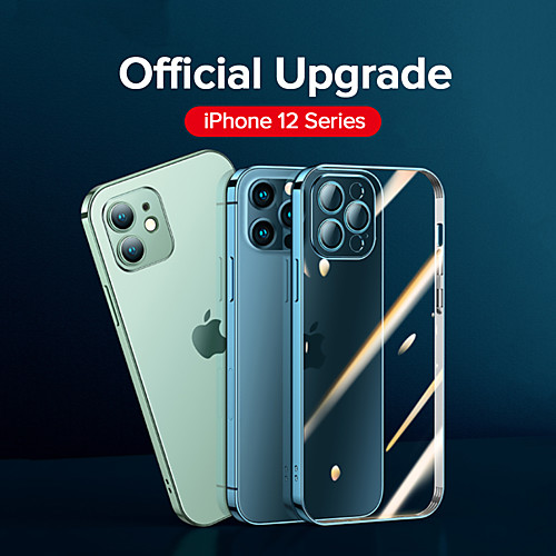 Luxury Plating Phone Case For iPhone 12 Pro Max 11 Pro Max Full Lens Cover Shockproof Soft TPU Clear Back Cover
Luxury Plating Phone Case For iPhone 12 Pro Max 11 Pro Max Full Lens Cover Shockproof Soft TPU Clear Back Cover