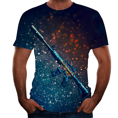 Men's T shirt 3D Print 3D Rivet Mesh Short Sleeve Casual Tops Sportswear Sports Blue Red Yellow
Men's T shirt 3D Print 3D Rivet Mesh Short Sleeve Casual Tops Sportswear Sports Blue Red Yellow