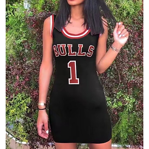 Women's Sports Dress Short Mini Dress Army Green White Black Red Sleeveless Letter Print Summer Round Neck Sexy 2021 S M / Cotton / Cotton
Women's Sports Dress Short Mini Dress Army Green White Black Red Sleeveless Letter Print Summer Round Neck Sexy 2021 S M / Cotton / Cotton