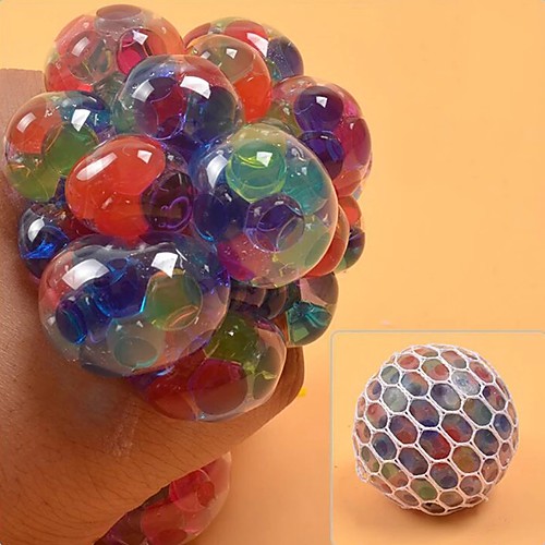 1pcs Rainbow Stress Ball Water Bead Squeeze Toy for Kids, Teens and Adults, Fidget Toy Sensory Tool for Hand & Wrist to Vent Mood, Relieve Stress, Anxiety and Autism, Soft Novelty Pressure Ball
1pcs Rainbow Stress Ball Water Bead Squeeze Toy for Kids, Teens and Adults, Fidget Toy Sensory Tool for Hand & Wrist to Vent Mood, Relieve Stress, Anxiety and Autism, Soft Novelty Pressure Ball