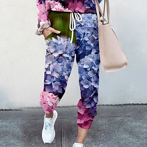 Women's Basic Soft Comfort Going out Gym Palazzo Pants Graphic Flower / Floral Full Length Elastic Drawstring Design Print Fuchsia
Women's Basic Soft Comfort Going out Gym Palazzo Pants Graphic Flower / Floral Full Length Elastic Drawstring Design Print Fuchsia