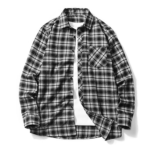 Men's Shirt Plaid Button-Down Long Sleeve Casual Tops 100% Cotton Basic Casual Comfortable Black / White Blue Yellow
Men's Shirt Plaid Button-Down Long Sleeve Casual Tops 100% Cotton Basic Casual Comfortable Black / White Blue Yellow
