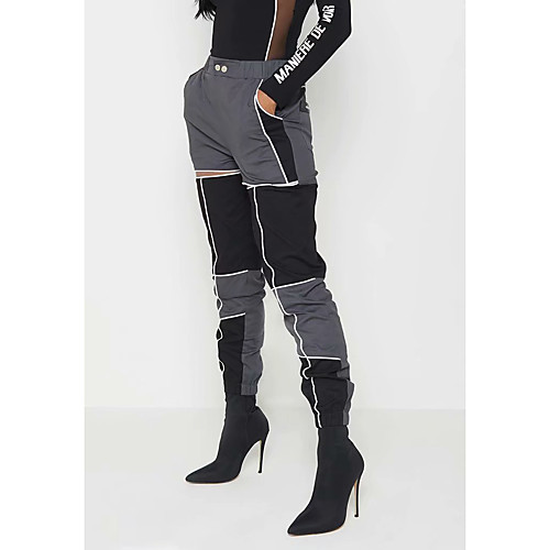 Women's Cargo Folk Style Comfort Casual Weekend Chinos Pants Color Block Ankle-Length Cut Out Patchwork Elastic Waist Black
Women's Cargo Folk Style Comfort Casual Weekend Chinos Pants Color Block Ankle-Length Cut Out Patchwork Elastic Waist Black