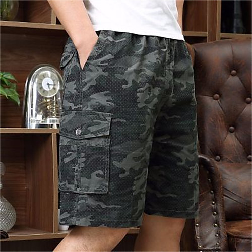 Men's Cargo Shorts Tactical Cargo Pants Camouflage Ankle-Length Grey camouflage Khaki Dark Blue
Men's Cargo Shorts Tactical Cargo Pants Camouflage Ankle-Length Grey camouflage Khaki Dark Blue