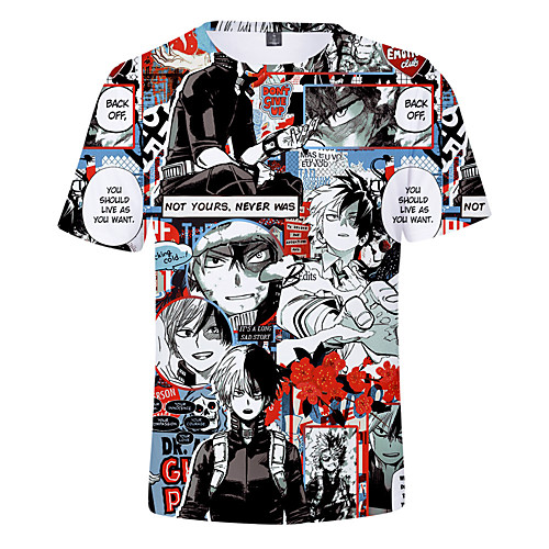 Inspired by My Hero Academia / Boku No Hero Cosplay Cosplay Costume T-shirt Terylene Graphic Printing T-shirt For Women's / Men's
Inspired by My Hero Academia / Boku No Hero Cosplay Cosplay Costume T-shirt Terylene Graphic Printing T-shirt For Women's / Men's