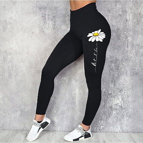 Women's Sporty Fashion Comfort Skinny Leisure Sports Weekend Leggings Pants Flower / Floral Ankle-Length Sporty Elastic Waist Print Blue Black
Women's Sporty Fashion Comfort Skinny Leisure Sports Weekend Leggings Pants Flower / Floral Ankle-Length Sporty Elastic Waist Print Blue Black