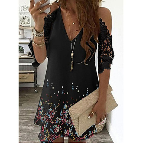 2021 summer new european and american women's lace stitching digital printing wish amazon v-neck women's dress
2021 summer new european and american women's lace stitching digital printing wish amazon v-neck women's dress